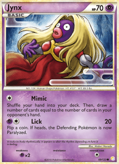 Jynx - pokemon TCG Card