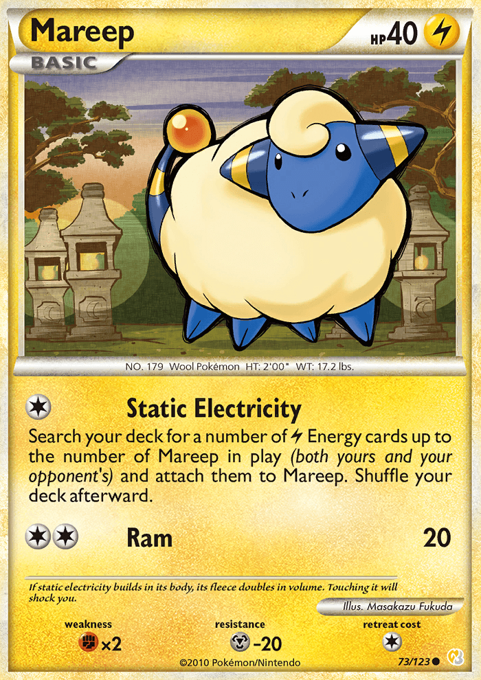 Mareep - Pokémon TCG Card