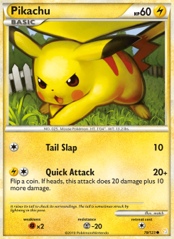 Pikachu - pokemon TCG Card