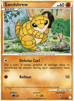 Sandshrew - pokemon TCG Card