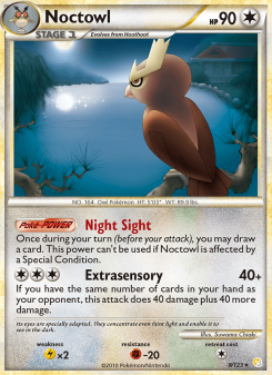 Noctowl - pokemon TCG Card