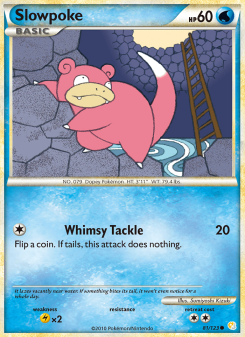 Slowpoke - pokemon TCG Card