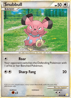 Snubbull - pokemon TCG Card