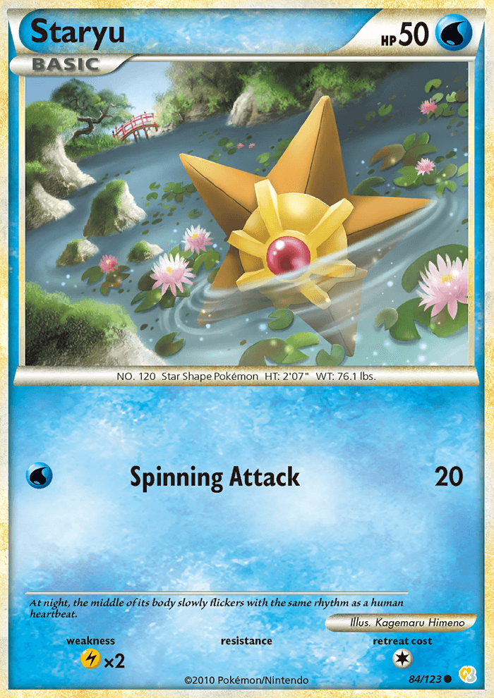 Staryu - Pokémon TCG Card