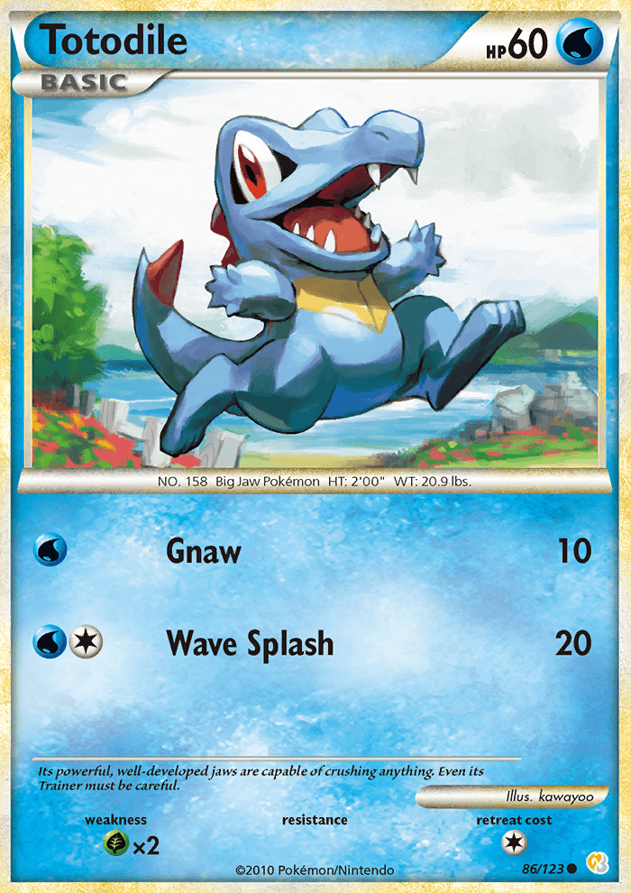 Totodile - Pokémon TCG Card