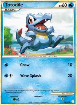 Totodile - pokemon TCG Card