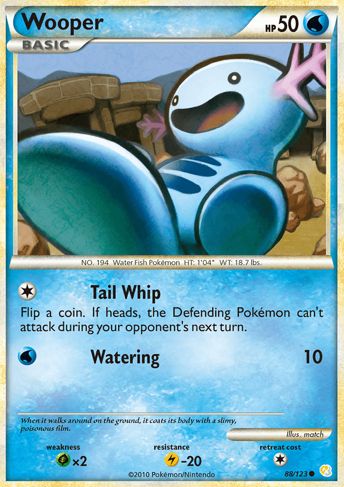 Wooper - Pokémon TCG Card
