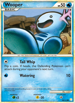 Wooper - pokemon TCG Card
