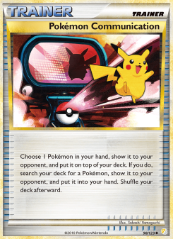 Pokémon Communication - pokemon TCG Card