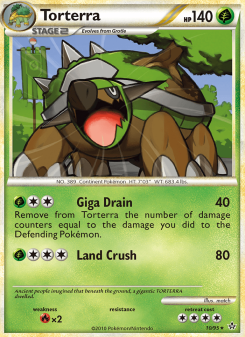 Torterra - pokemon TCG Card