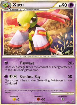 Xatu - pokemon TCG Card