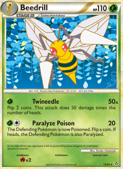 Beedrill - pokemon TCG Card