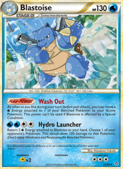 Blastoise - pokemon TCG Card