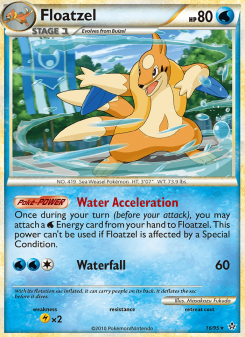Floatzel - pokemon TCG Card