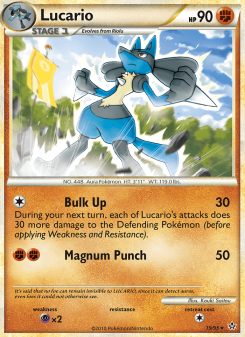 Lucario - pokemon TCG Card