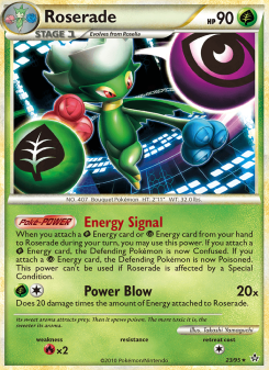 Roserade - pokemon TCG Card