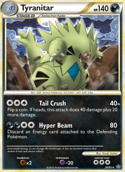 Tyranitar - pokemon TCG Card