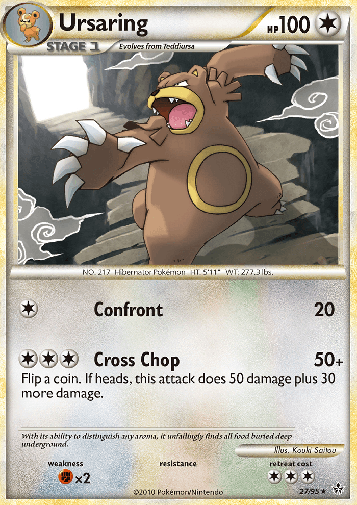 Ursaring - Pokémon TCG Card