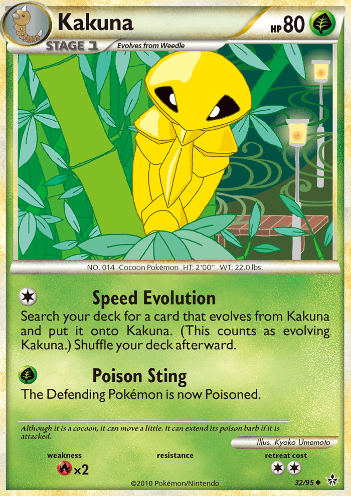 Kakuna - Pokémon TCG Card