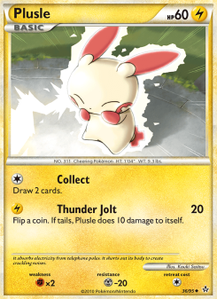 Plusle - pokemon TCG Card