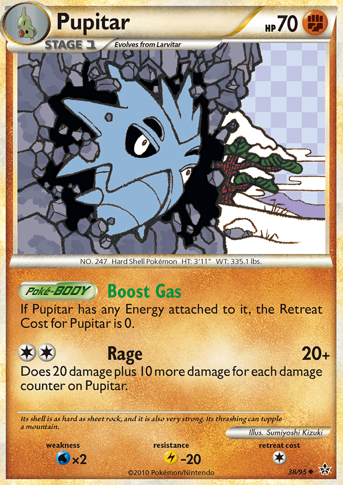 Pupitar - Pokémon TCG Card