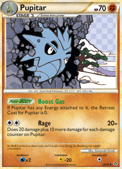 Pupitar - pokemon TCG Card