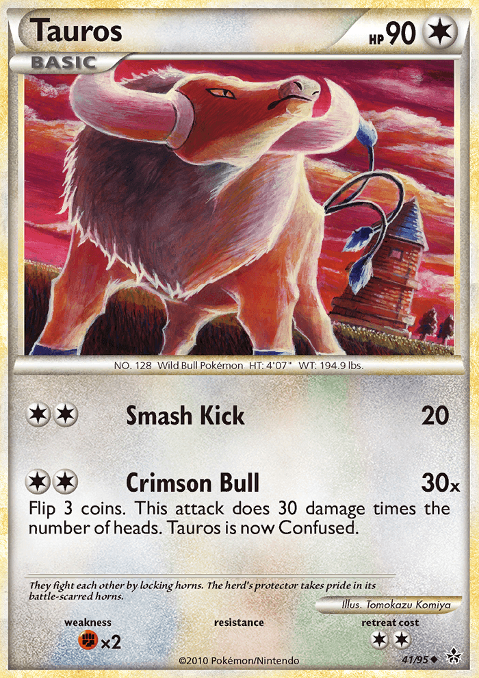 Tauros - Pokémon TCG Card
