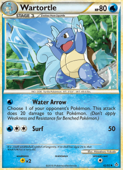 Wartortle - pokemon TCG Card