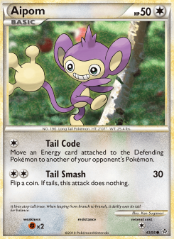 Aipom - pokemon TCG Card