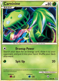 Carnivine - pokemon TCG Card