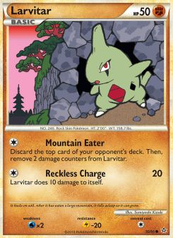 Larvitar - pokemon TCG Card