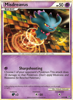 Misdreavus - pokemon TCG Card