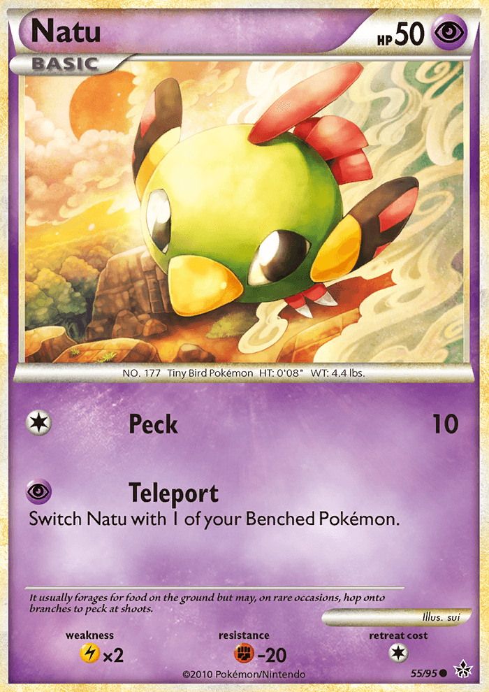 Natu - Pokémon TCG Card