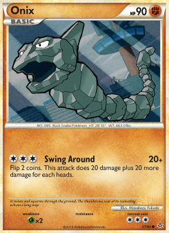 Onix - pokemon TCG Card