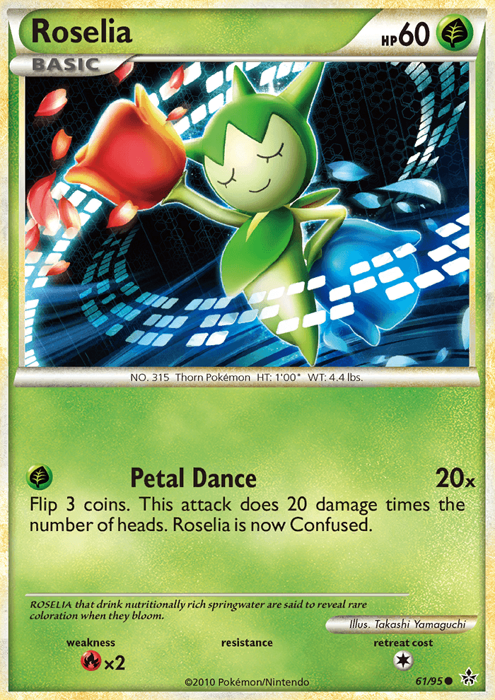 Roselia - Pokémon TCG Card
