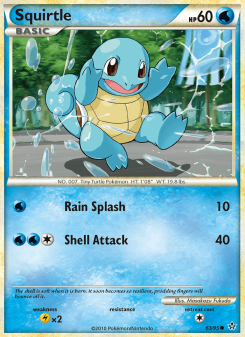 Squirtle - pokemon TCG Card