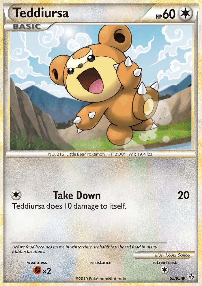 Teddiursa - Pokémon TCG Card