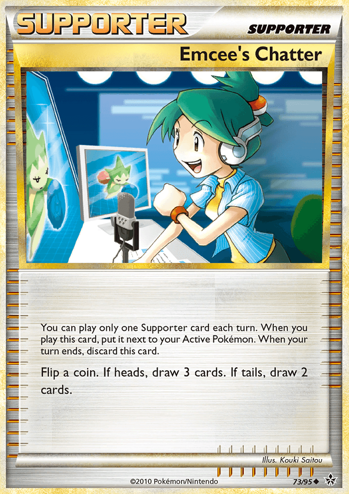 Emcee’s Chatter - Pokémon TCG Card
