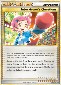 Interviewer’s Questions - pokemon TCG Card