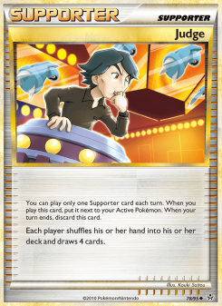 Judge - pokemon TCG Card