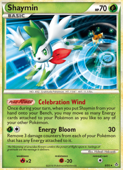 Shaymin - pokemon TCG Card