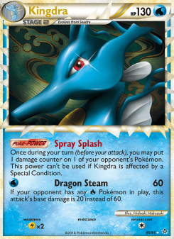 Kingdra - pokemon TCG Card