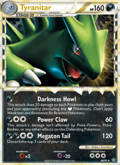 Tyranitar - pokemon TCG Card