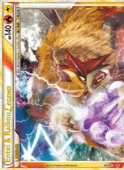 Entei & Raikou LEGEND - pokemon TCG Card