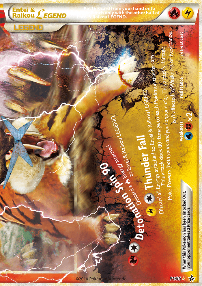 Entei & Raikou LEGEND - Pokémon TCG Card