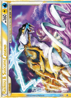 Raikou & Suicune LEGEND - pokemon TCG Card