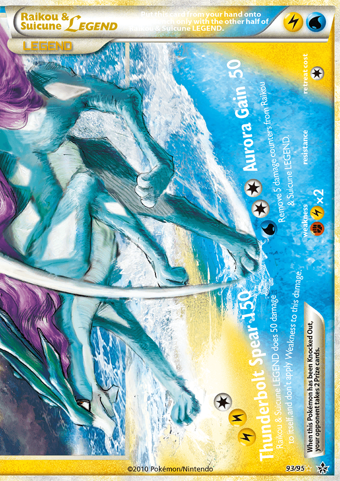 Raikou & Suicune LEGEND - Pokémon TCG Card