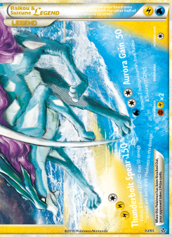 Raikou & Suicune LEGEND - pokemon TCG Card