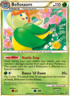 Bellossom - pokemon TCG Card
