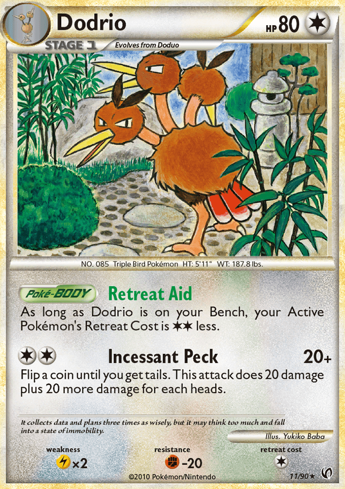Dodrio - Pokémon TCG Card